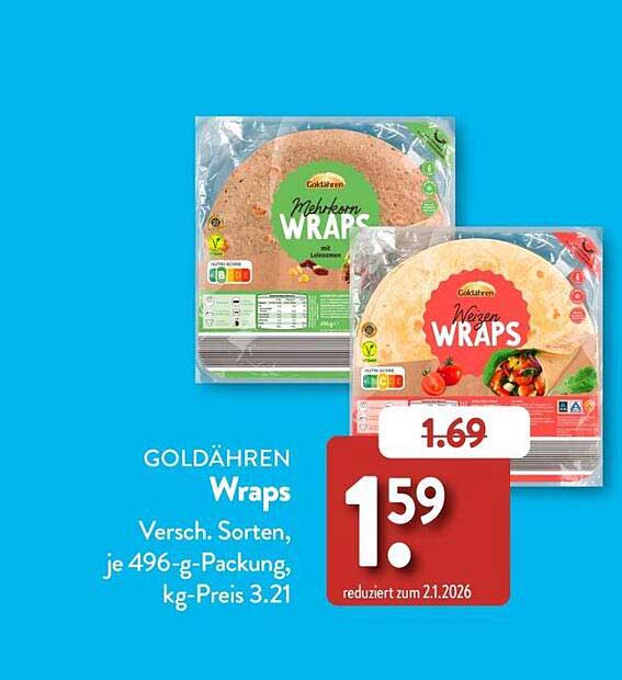 GOLDÄHREN Wraps