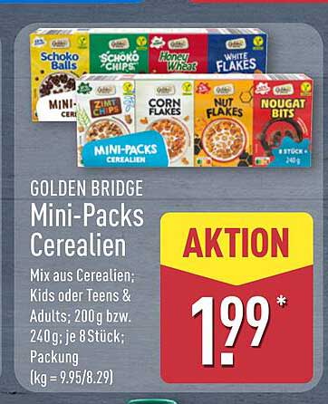 GOLDEN BRIDGE Mini-Packs Cerealien