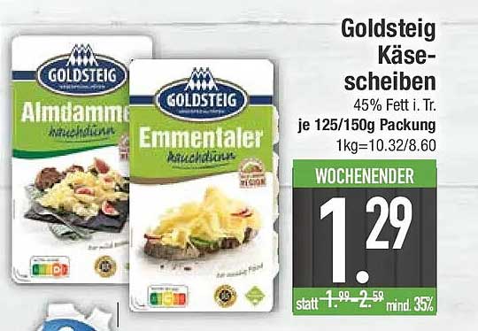 Goldsteig Käsescheiben