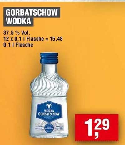 GORBATSCHOW WODKA