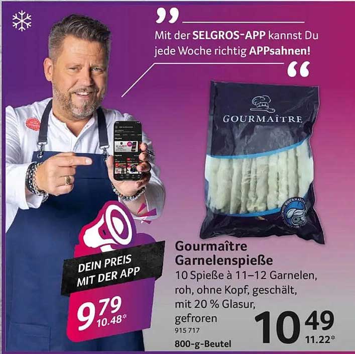 Gourmaître Garnelenspieße