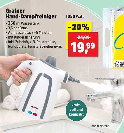 Grafner Hand-Dampfreiniger