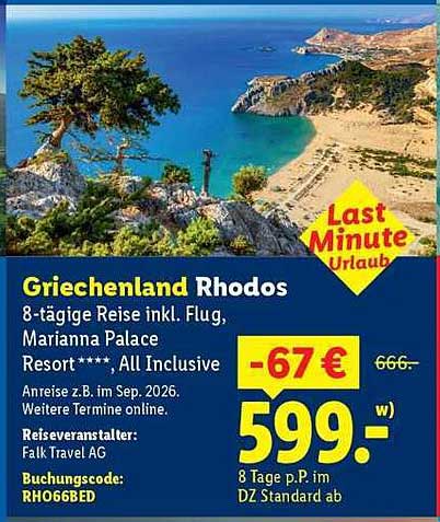 Griechenland Rhodos