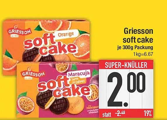 Griesson soft cake