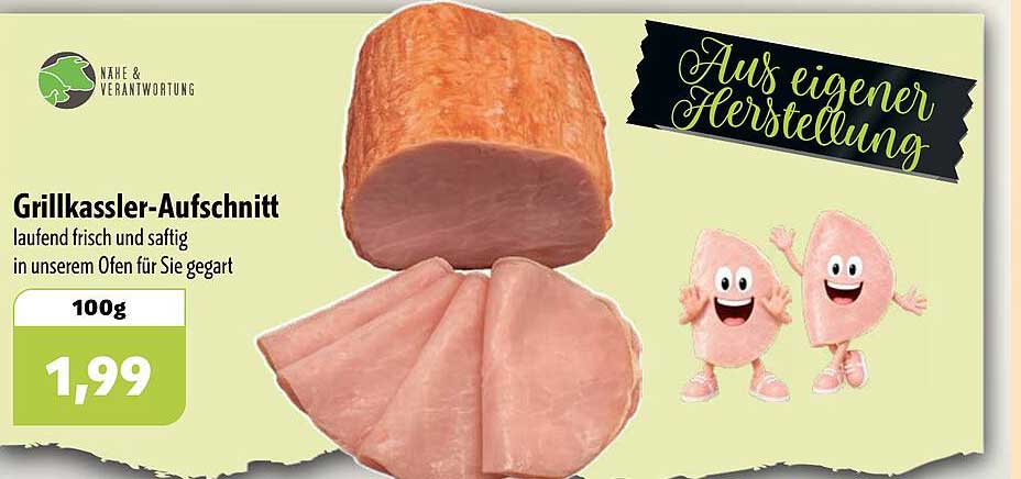 Grillkassler-Aufschnitt