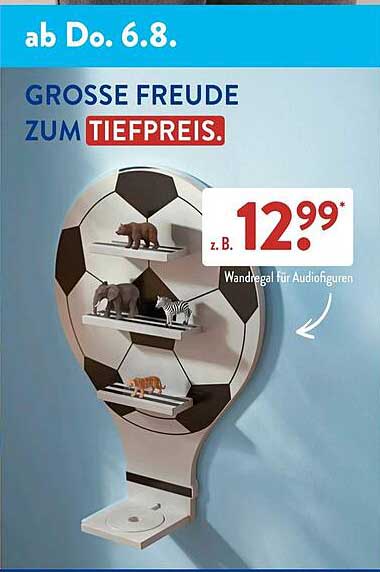 GROSSE FREUDE ZUM TIEFPREIS. Wandregal für Audiofiguren