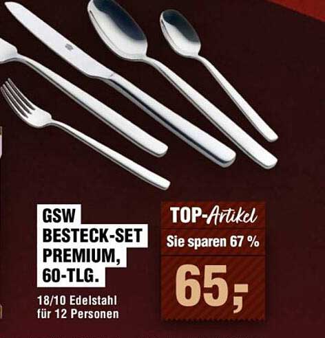 GSW BESTECK-SET PREMIUM, 60-TLG.