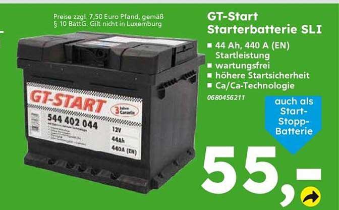 GT-Start Starterbatterie SLI