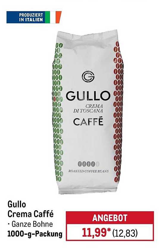 Gullo Crema Caffè • Ganze Bohne 1000-g-Packung