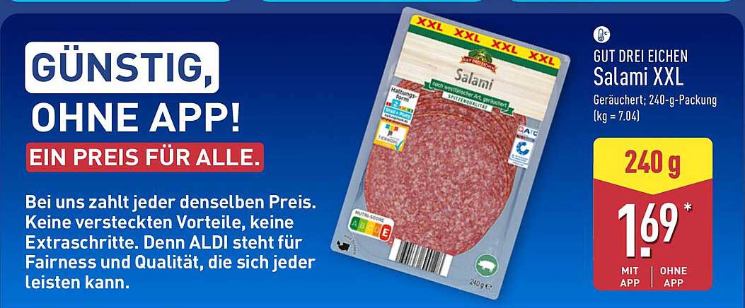 GUT DREI EICHEN Salami XXL