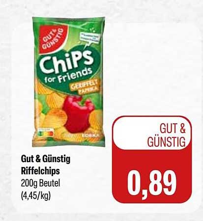 Gut & Günstig Riffelchips