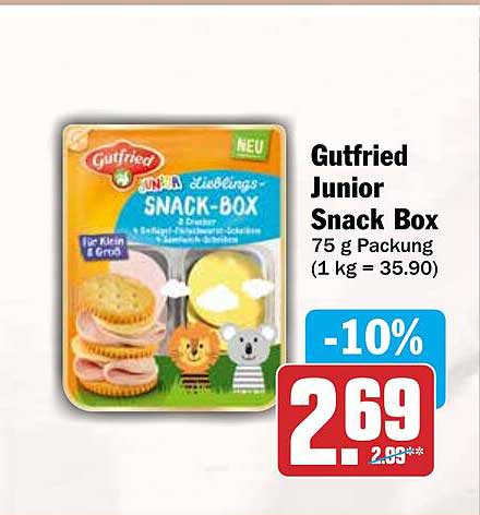 Gutfried Junior Snack Box