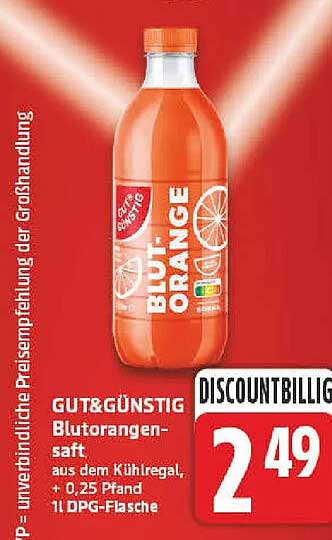 GUT&GÜNSTIG Blutorangensaft