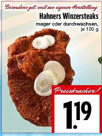 Hahners Winzersteaks