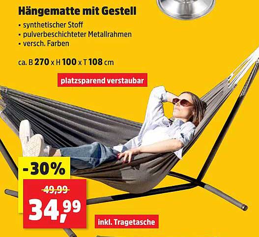 Hängematte mit Gestell