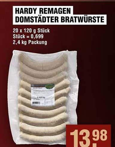 HARDY REMAGEN DOMSTÄDTER BRATWÜRSTE