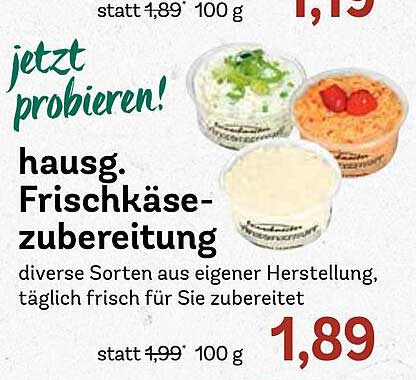 hausg. Frischkäse-zubereitung