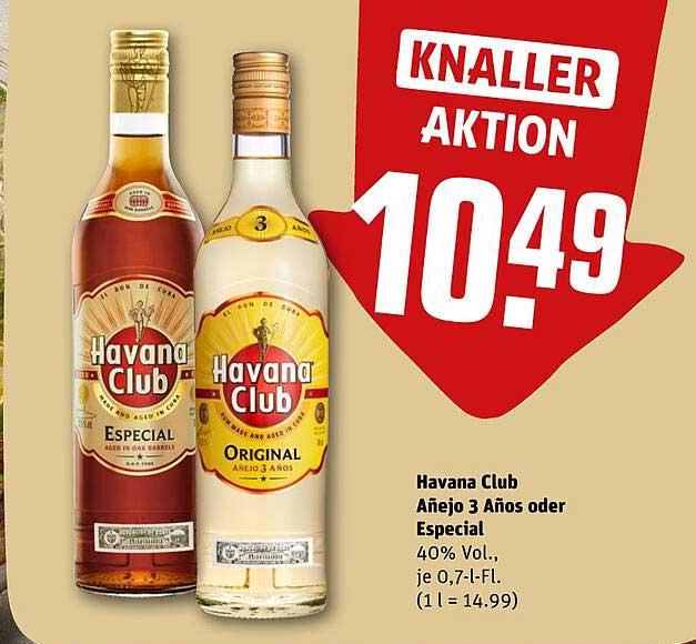 Havana Club Añejo 3 Años oder Especial