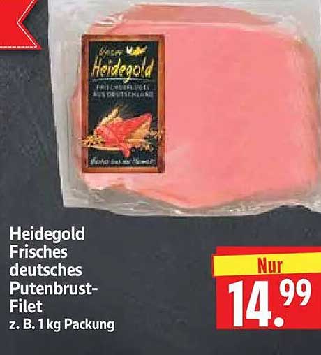 Heidegold Frisches deutsches Putenbrust-Filet