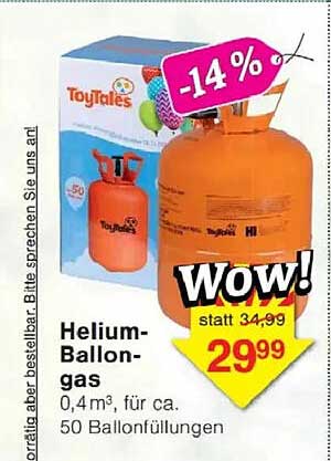 Helium-Ballongas