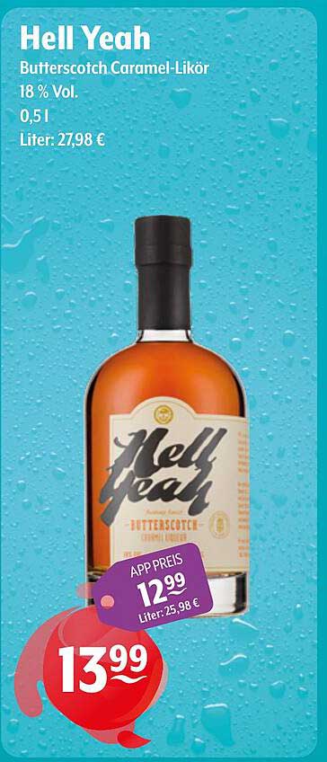Hell Yeah Butterscotch Caramel-Likör