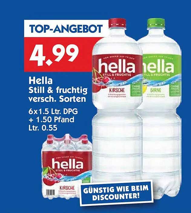 Hella Still & fruchtig versch. Sorten
