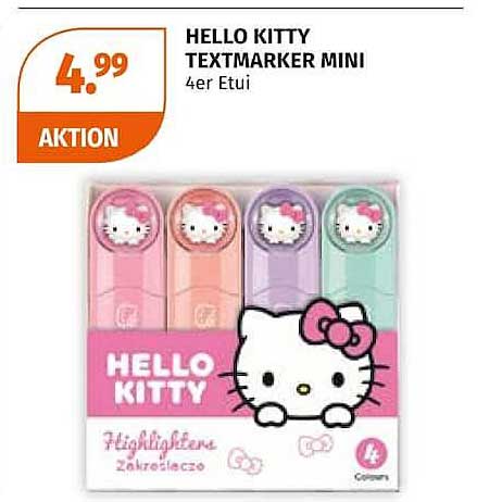 HELLO KITTY TEXTMARKER MINI