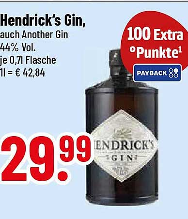Hendrick's Gin, auch Another Gin