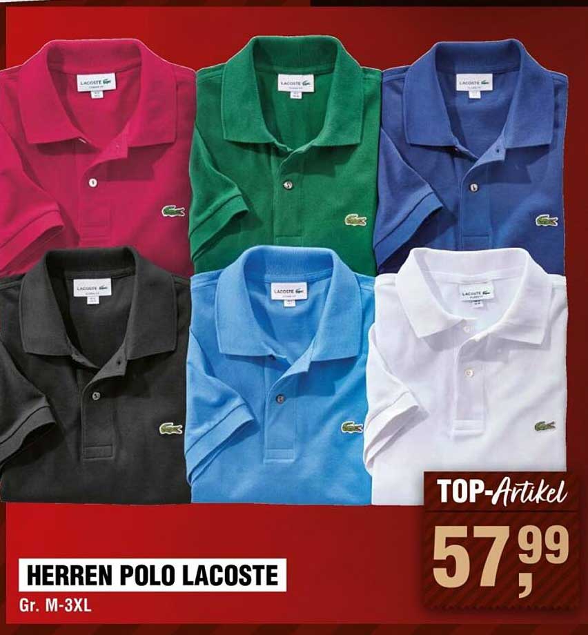 HERREN POLO LACOSTE