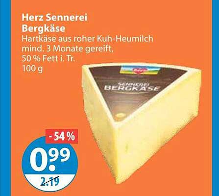 Herz Sennerei Bergkäse