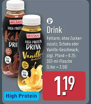High Protein Drink