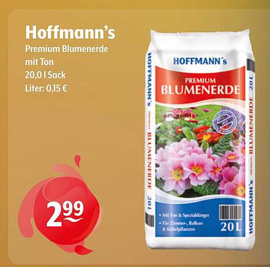 Hoffmann’s Premium Blumenerde mit Ton