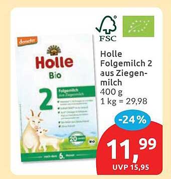 Holle Folgemilch 2 aus Ziegenmilch 400 g