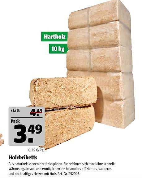 Holzbriketts