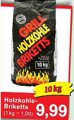 Holzkohle-Briketts