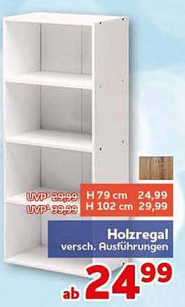 Holzregal versch. Ausführungen