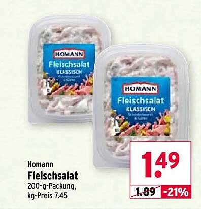 Homann Fleischsalat