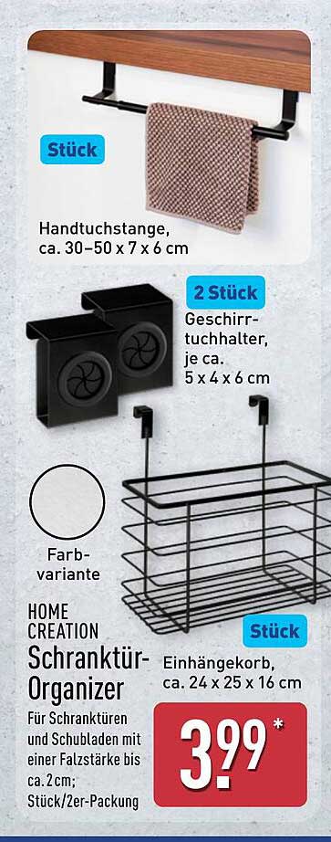 HOME CREATION Schranktür-Organizer