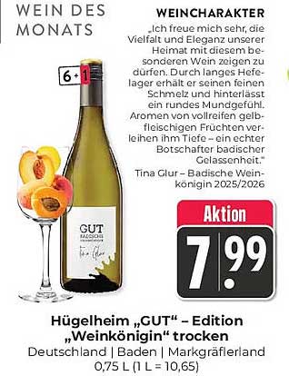 Hügelheim „GUT“ – Edition „Weinkönigin“ trocken