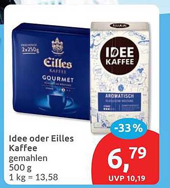 Idee oder Eilles Kaffee gemahlen 500 g