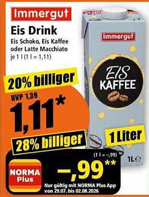 Immergut Eis Drink