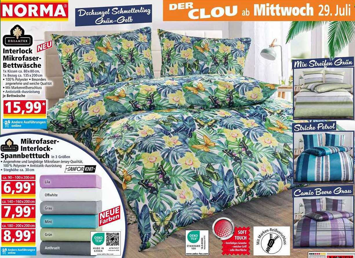 Interlock Mikrofaser-Bettwäsche