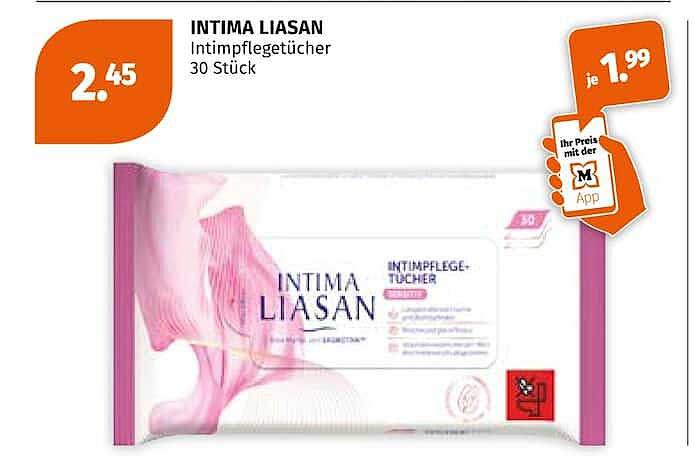 INTIMA LIASAN Intimpflegetücher 30 Stück