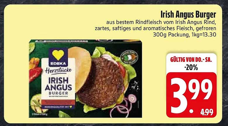 Irish Angus Burger