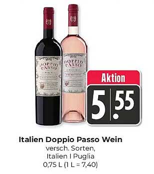 Italien Doppio Passo Wein
