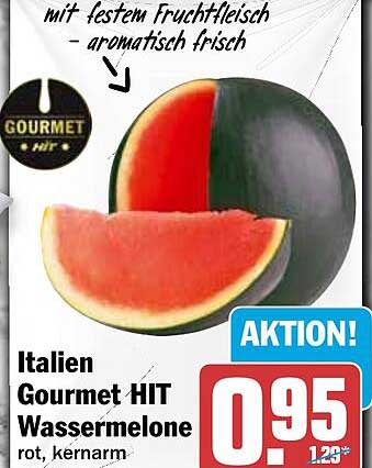 Italien Gourmet HIT Wassermelone rot, kernarm