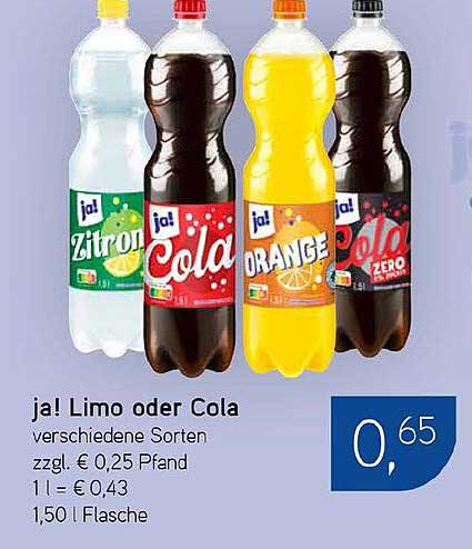 ja! Limo oder Cola