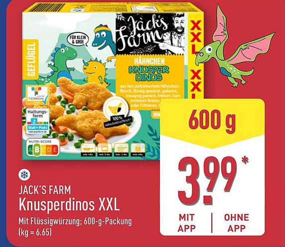 JACK'S FARM Knusperdinos XXL