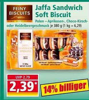 Jaffa Sandwich Soft Biscuit