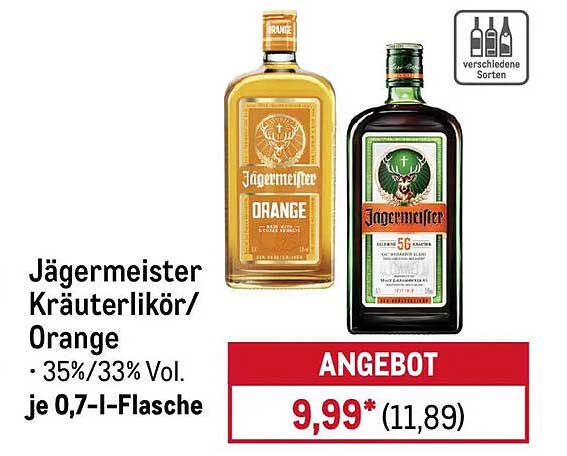 Jägermeister Kräuterlikör/Orange